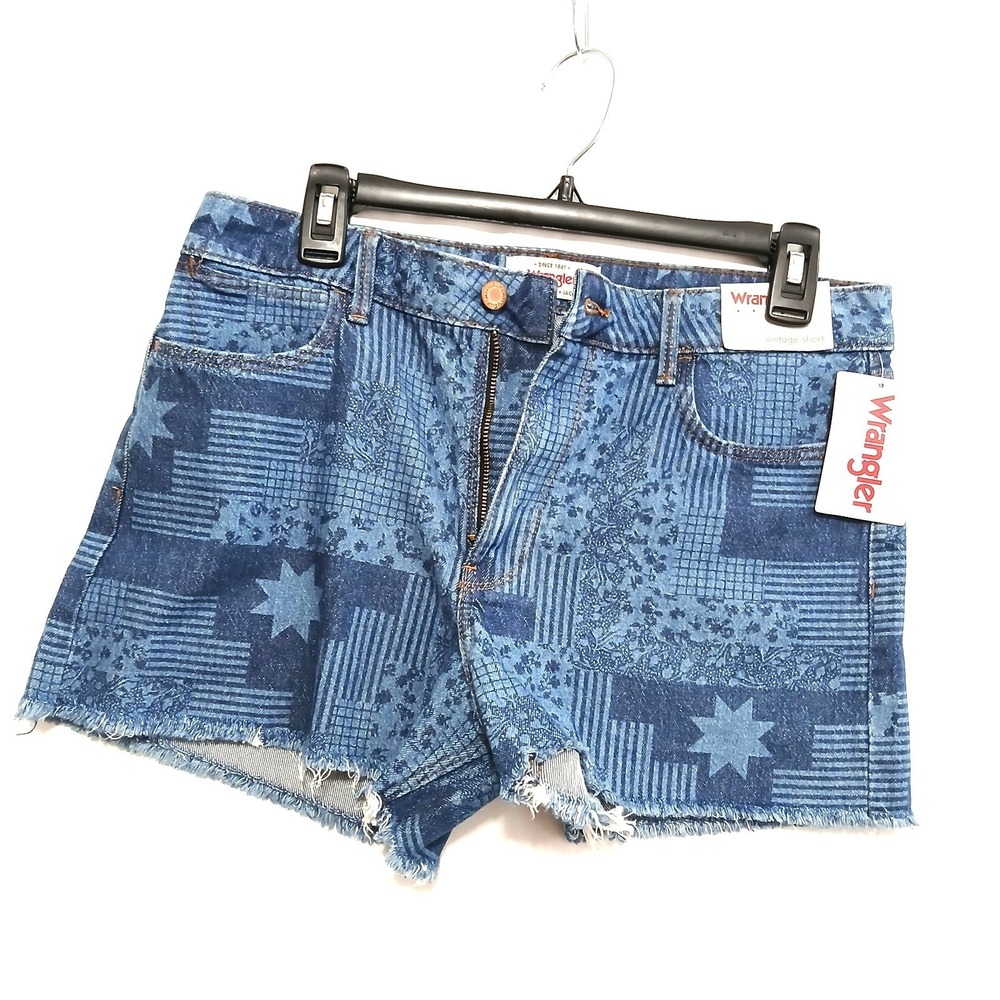 *NEW* WOMEN'S WRANGLER DESIGNER VINTAGE DENIM JEANS SHORTS SIZE 8/29 Daisy Dukes